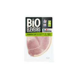 BONJOUR CAMPAGNE Jamón cocido con corteza bio 90 g