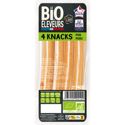 BONJOUR CAMPAGNE Knack de cerdo bio 140 g