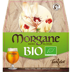 LANCELOT Cerveja loira bio Morgane 6 x 25 cl