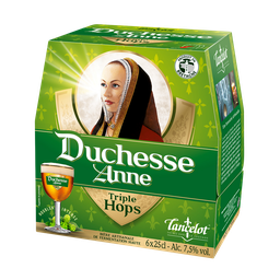 LANCELOT Cerveja loira DUCHESSE ANNE triple Hops 6 x 25 cl