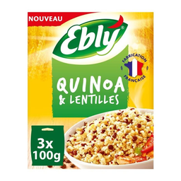 EBLY Quinoa&Lentilles 10' 300 g