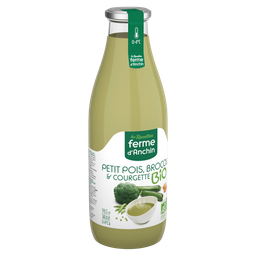 FERME D'ANCHIN Soupe Bio petit pois brocoli et courgette FERME D'ANCHIN