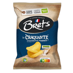 BRETS Chips craquante sel de Guérande 125 g