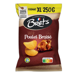 BRETS Chips saveur poulet braisé 250 g