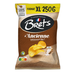 BRETS Chips à l'ancienne au sel de Guérande 250 g
