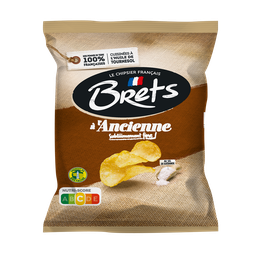 BRETS Chips à l'ancienne nature individuels 6x25 g