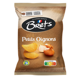 BRETS Chips ondulées saveur crème oignons 125 g