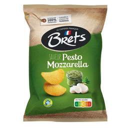 BRETS Pesto Mozzarella Flavour Chips 125 g