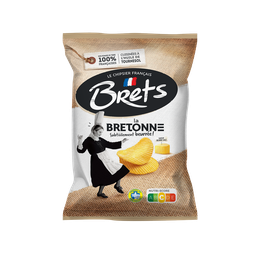 BRETS Chips butter and Guérande salt flavor 125 g