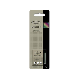 PARKER Cartuchos de tinta Quink, 12 unidades