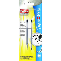 PAPERMATE Blister 2 Minas De Recambio Para Roller Replay Premium 0,7mm Negro