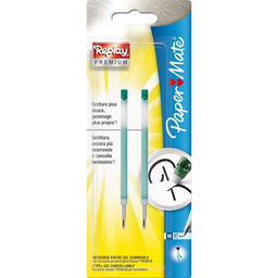 PAPERMATE Recambios de mina para roller Replay Premium, Verde, 2 unidades