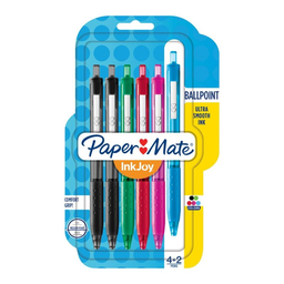 PAPERMATE Bolígrafo Inkjoy 300 RT Retráctil Surtido, 4 unidades
