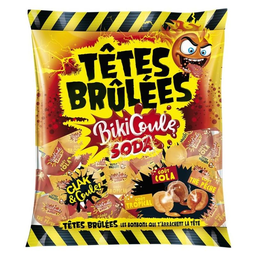 TETES BRULEES Bonbons cola Bikicoule 180 g