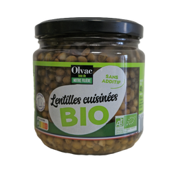OLVAC Lentilhas verdes cozinhadas Bio 410 g