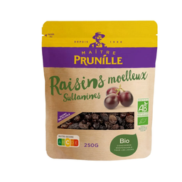 MAITRE PRUNILLE Passas tenras BIO 250 g