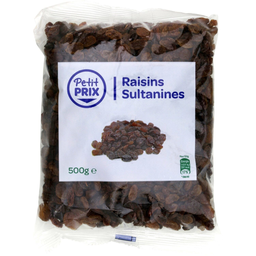 SULTANINES Raisins secs 500 g