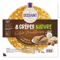 DESSAINT Crêpes nature s/sucres ajoutés TRAITEUR