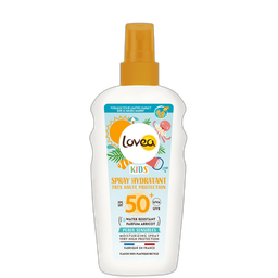 LOVEA Spray solaire pour enfants hydratant très haute protections FPS50+ 150ml