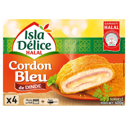 ISLA DELICE Cordon bleu de peru halal 400 g