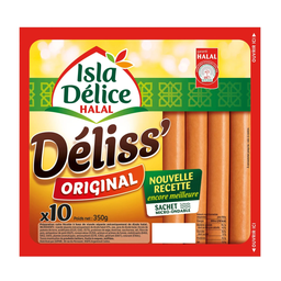 ISLA DELICE Salsichas Déliss' Original 10 x 350 g