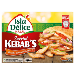 ISLA DELICE Tiras de pollo especial kebab 400 g