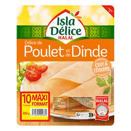 ISLA DELICE Delicia de pollo 10 lonchas 300 g