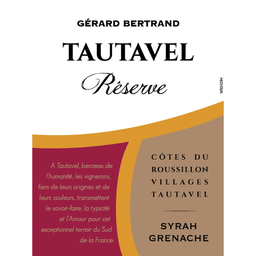 GERARD BERTRAND Tautavel Réserve Côtes-du-Roussillon-Villages AOP Tinto 75 cl