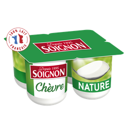 SOIGNON Yaourts au Lait de Chèvre Nature