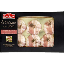 SOIGNON Ptits Chevres Au Lard 6x25