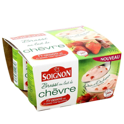 SOIGNON Goat Milk Yogurt with Strawberries 500 g