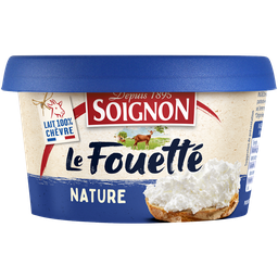 SOIGNON Le Fouetté Fromage de chèvre nature 140g
