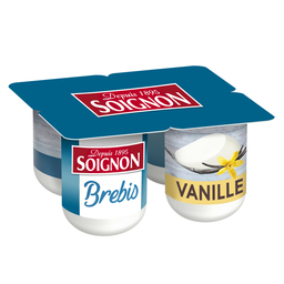 SOIGNON Yaourts de Brebis Vanille