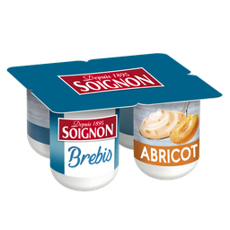 SOIGNON Yaourts de Brebis Abricot