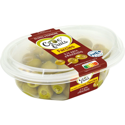 CROC'FRAIS Olives farcies la pâte d'anchois, doux 200 g