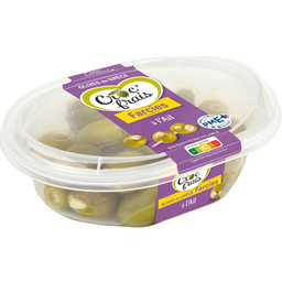 CROC'FRAIS Les Apéri Gourmandes Olives farcies ail, fort 200 g