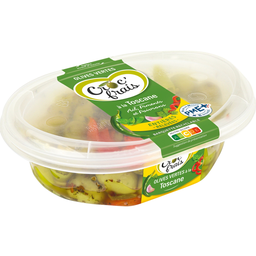CROC'FRAIS Aceitunas verdes al estilo toscano 250 g