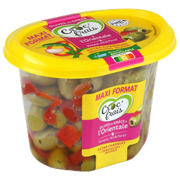 CROC'FRAIS Aceitunas de Grecia al estilo oriental 500 g
