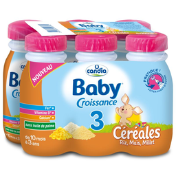 CANDIA Bab Baby 3 Cereales 6 x 25 cl