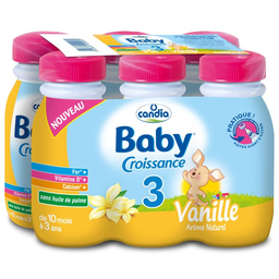 CANDIA BABY Growing-up Milk 3 Vanilla 6x250ml