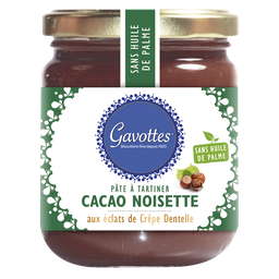 GAVOTTES Pâte à Tartiner Éclats de Crêpe Dentelle Sans Huile de Palme