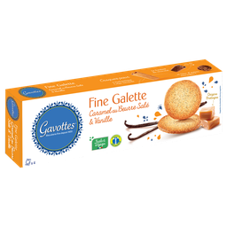 GAVOTTES Biscuits caramel au beurre salé & vanil