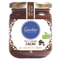 GAVOTTES Pâte à tartiner cacao aux éclats de crêpe Dentelle 350 g