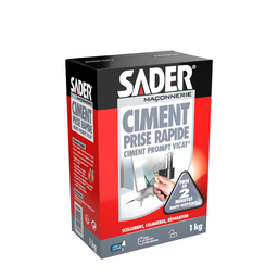 SADER Ciment prise rapide prompt vicat 1 kg
