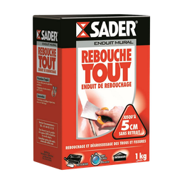 SADER Masilla de relleno para paredes rebouche tout polvo 1 kg