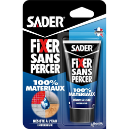 SADER Colle Mastic Fixer Sans Percer 100% Matériaux 55 ml