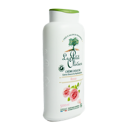 LE PETIT OLIVIER Crème de douche à la rose LE PETIT OLIVIER, flacon de 500ml