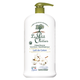 LE PETIT OLIVIER Crème de douche extra douce au lait de coton 750ml