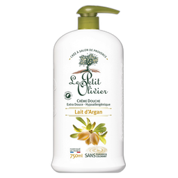 LE PETIT OLIVIER Crème de douche hypoallergénique au lait d'argan 750ml