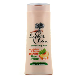 LE PETIT OLIVIER flacon shampoing cheveux normaux peche/vigne 250ml